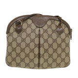 Gucci GG Canvas Web Sherry Line Shoulder Bag Beige Red 904.02.047 44260