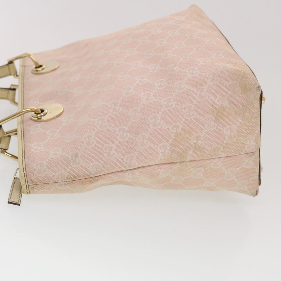Gucci GG Canvas Tote Bag Pink 139552 44265