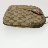 Gucci GG Canvas Web Sherry Line Shoulder Bag Beige Red 904.02.047 44304