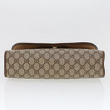 Gucci GG Canvas Web Sherry Line Clutch Bag Beige Red Green 156.01.031 44314