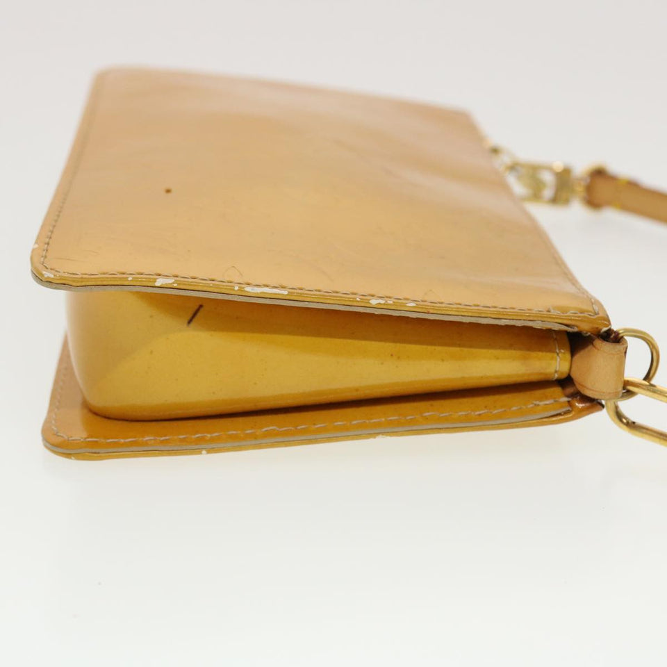 Louis Vuitton Monogram Vernis Lexington Accessory Pouch Beige LV Clutch