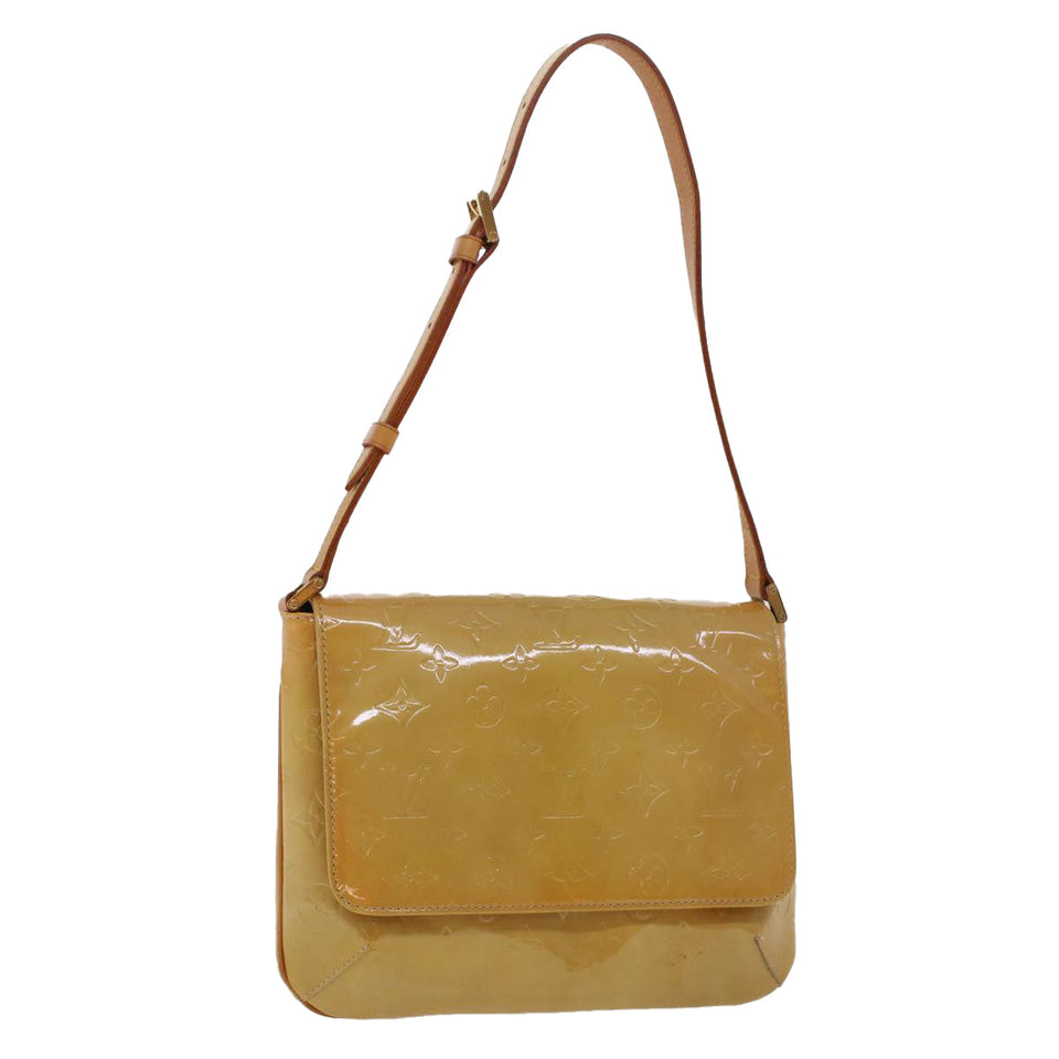 Louis Vuitton Monogram Vernis Thompson Street Bag Beige LV Auth