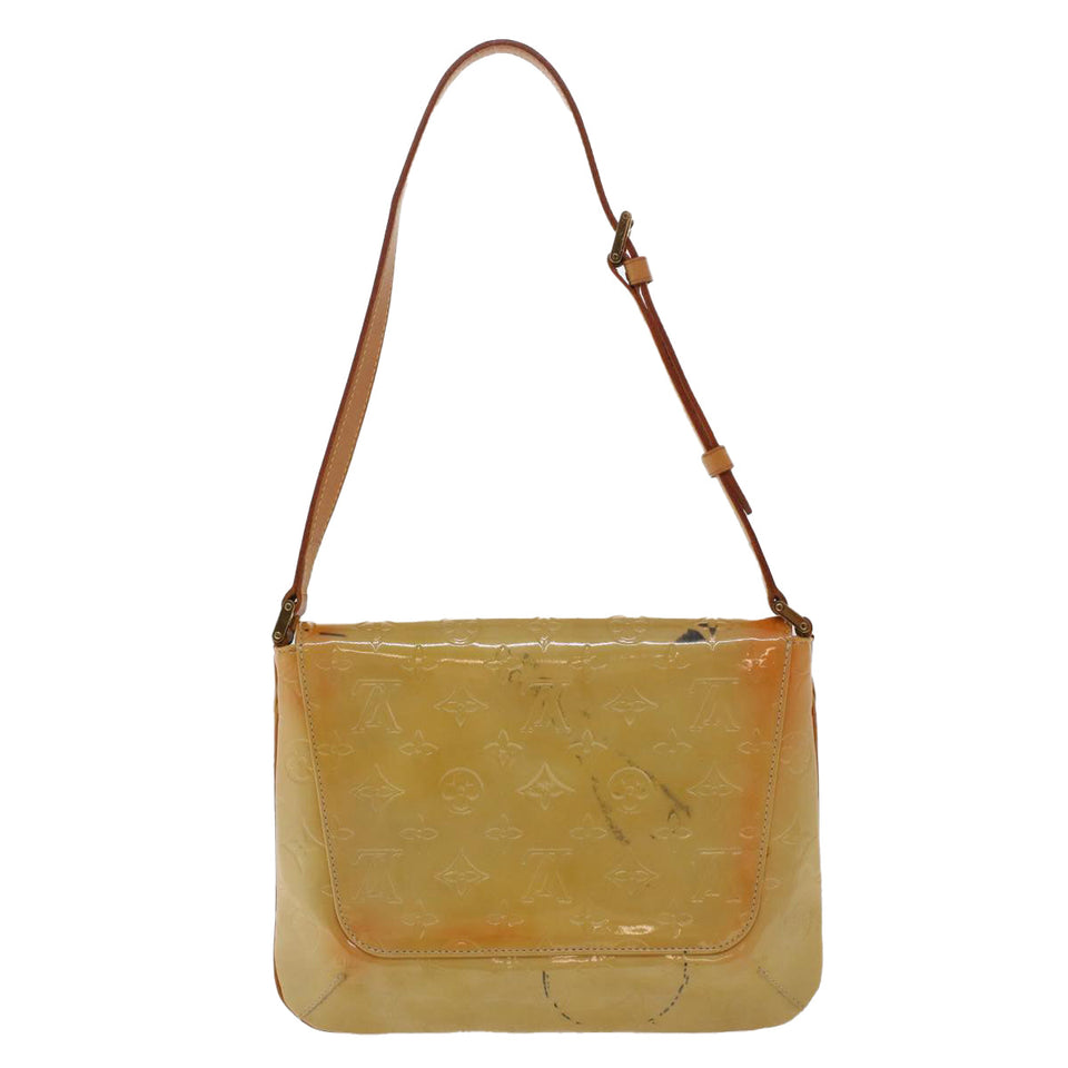 Louis Vuitton Monogram Vernis Thompson Street Bag Beige LV Auth