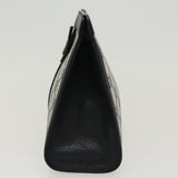 Gucci GG Canvas Sherry Line Clutch Bag Gray Red Navy 89•01•033 44785