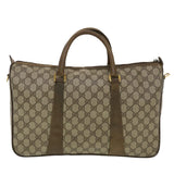 Gucci GG Canvas Web Sherry Line Boston Bag Beige Red 39•02•041 44811