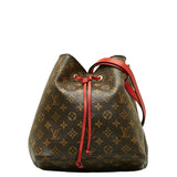 Louis Vuitton Monogram PVC/Ledger Shoulder Bag Cocklic Red Brown