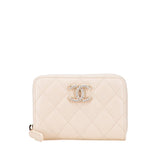 Chanel Coco Mark Matelassé Caviar Coin Case