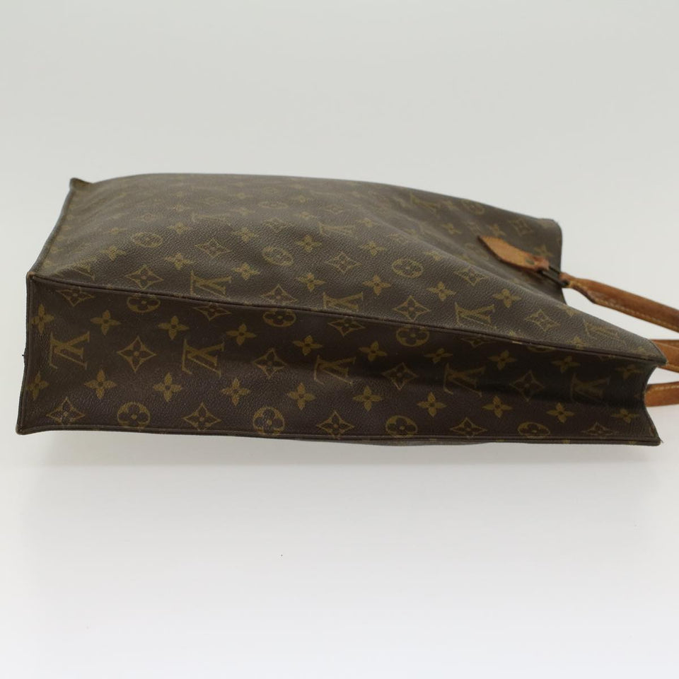 Louis Vuitton Monogram Sac Plat Hand Bag LV Auth