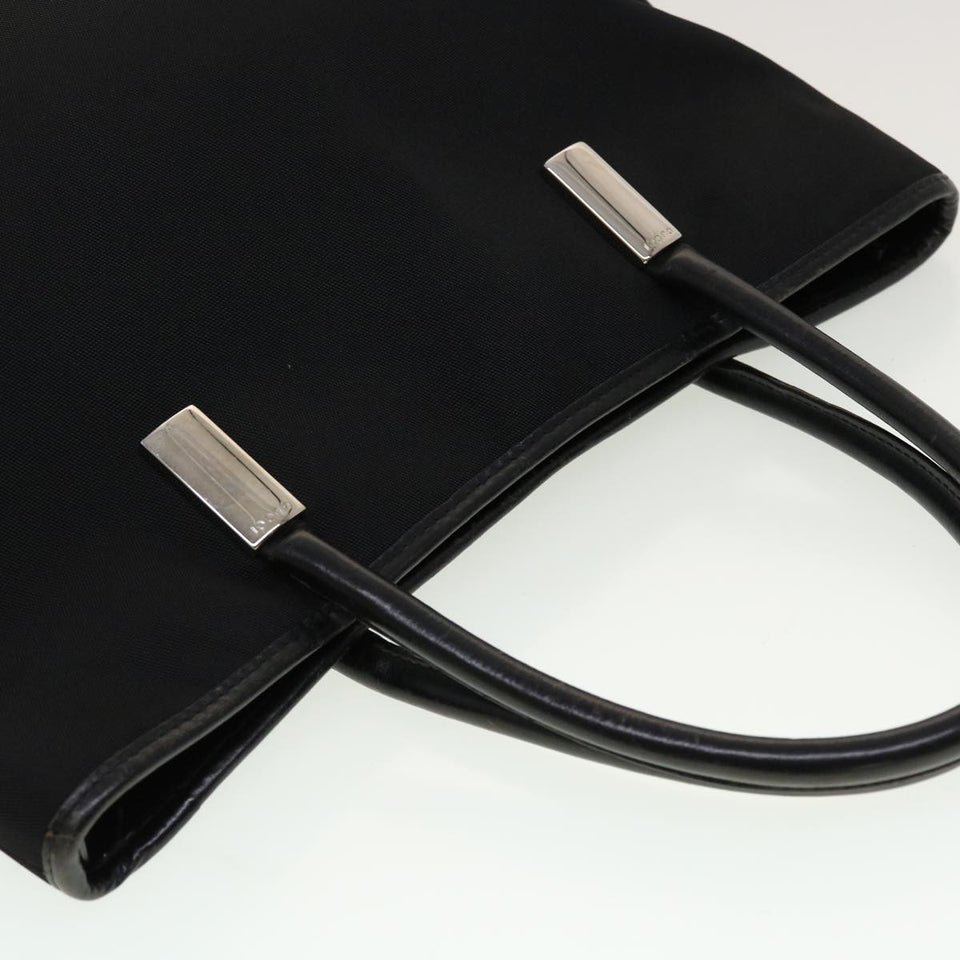 Gucci Shoulder Bag Nylon Leather Black 45027