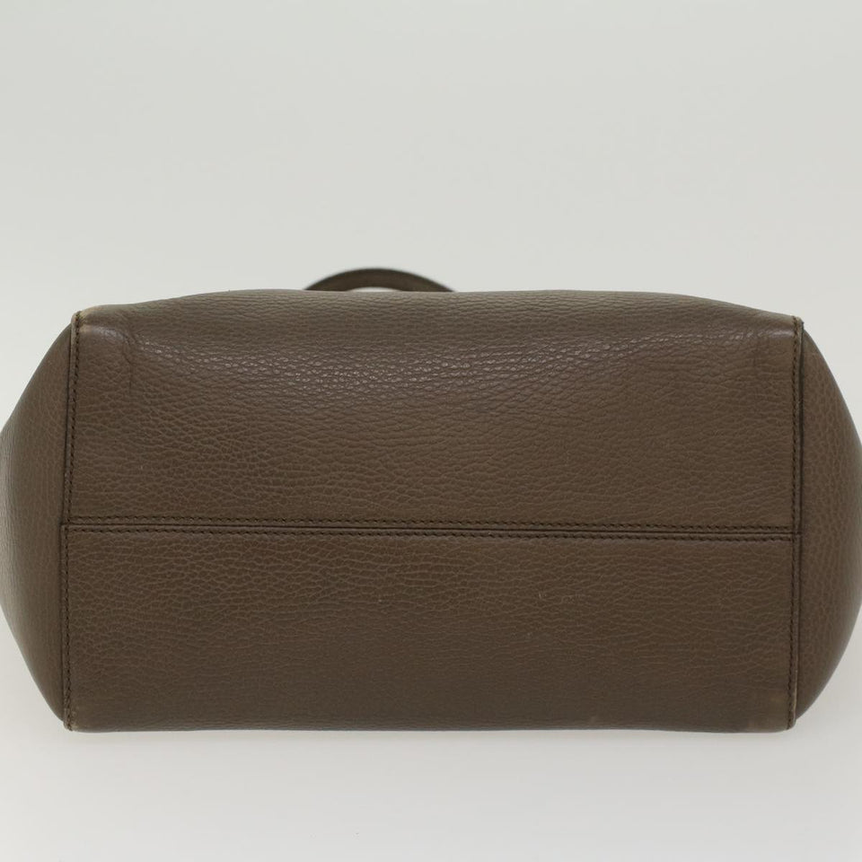 Gucci Shoulder Bag Leather Gray 354408 45056