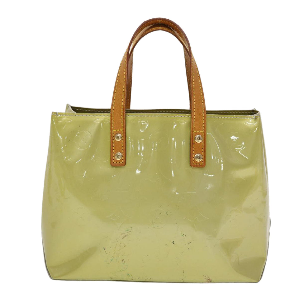 Louis Vuitton Monogram Vernis Reade PM Hand Bag Gris LV Auth
