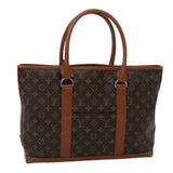 Louis Vuitton Monogram Sac Weekend PM Hand Bag LV Auth