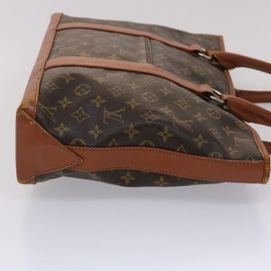 Louis Vuitton Monogram Sac Weekend PM Hand Bag LV Auth