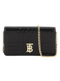 Luxury Burberry WoMen's Lola Sequin Chain Shoulder Bag Black