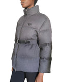 Prada Grey Loden Wool Down Padded Parka - 42 / US 6