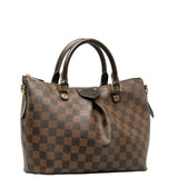 Louis Vuitton Damier Sienna MM Tote Handbag Brown Women's