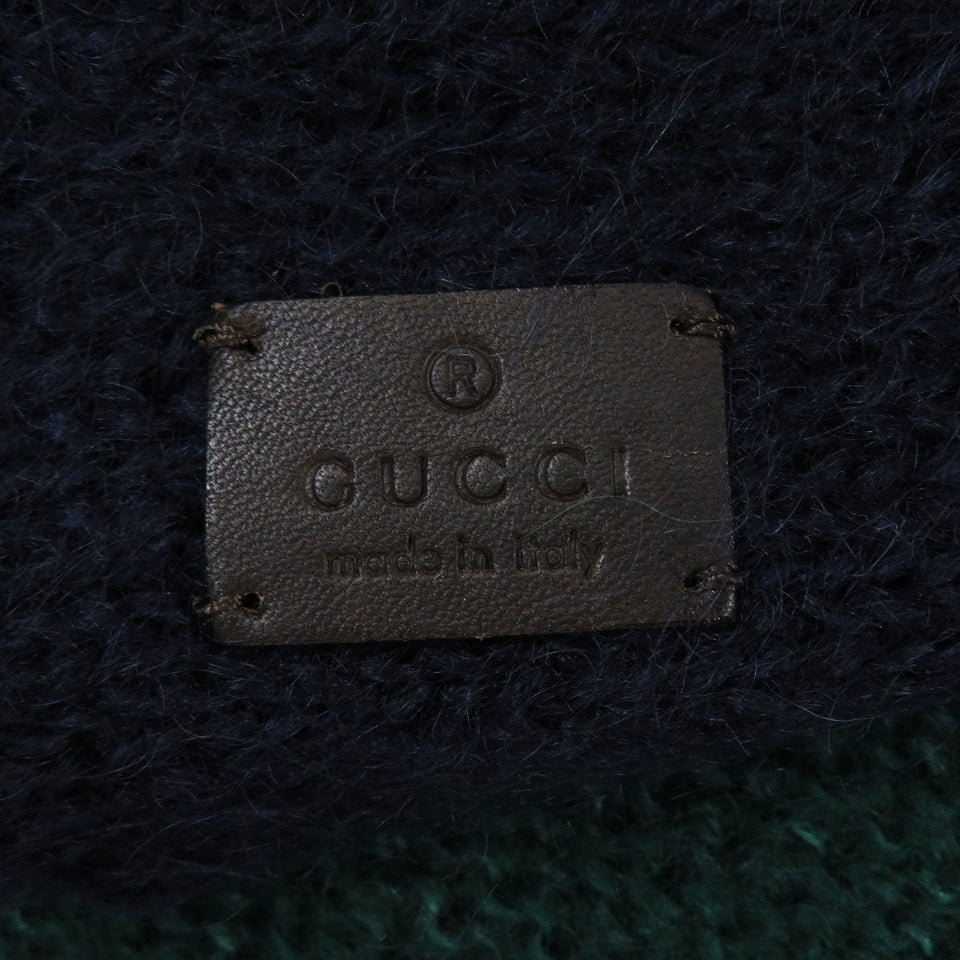Gucci Scarf Mohair, Silk blue 3 colors unisex(Unisex)