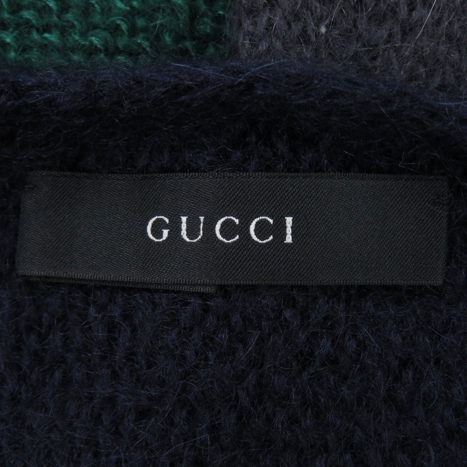 Gucci Scarf Mohair, Silk blue 3 colors unisex(Unisex)