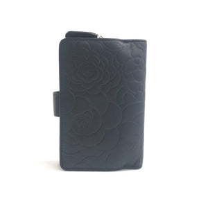 Chanel Camellia Lambskin Wallet