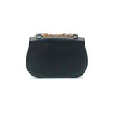Gucci Bamboo 1947 Top Handle Bag Leather Medium Black
