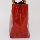 Louis Vuitton Monogram Vernis Reade PM Hand Bag Rouge LV Auth