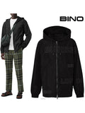 Luxury Burberry Horseferry Taffeta Hooded Jacket Black