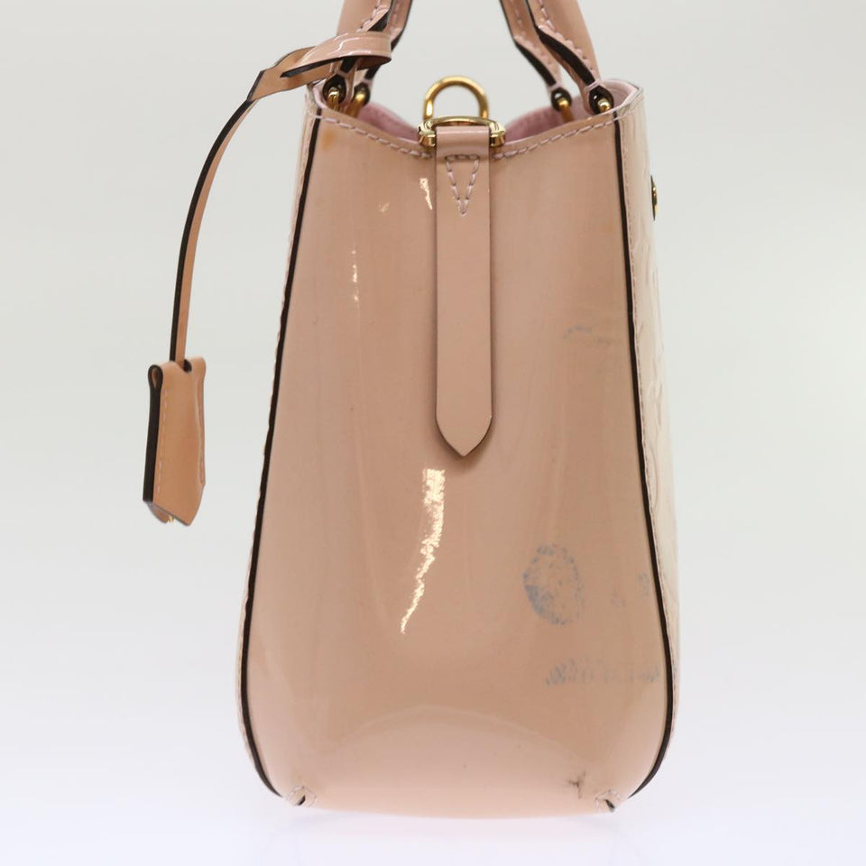Louis Vuitton Monogram Vernis Montaigne BB Bag Rose Valerine Auth