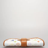 Louis Vuitton White Monogram Multicolor Shirley Pochette Bag
