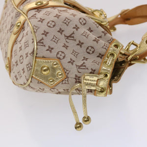 Louis Vuitton Monogram Mini Teda GM Hand Bag Brown Gold LV Auth