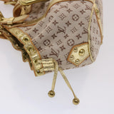 Louis Vuitton Monogram Mini Teda GM Hand Bag Brown Gold LV Auth