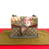 Gucci Shoulder Bag Leather, PVC Brown GG Supreme Flora Dionysus Women