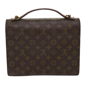 Louis Vuitton Monogram Monceau 28 Hand Bag 2way LV Auth