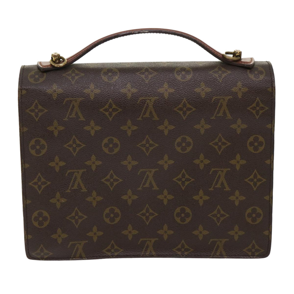 Louis Vuitton Monogram Monceau 28 Hand Bag 2way LV Auth