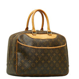 Louis Vuitton Monogram Doveil Handbag Brown PVC Leather Louis Vuitton