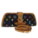 Louis Vuitton Monogram Multicolor Shirley Shoulder Bag Black Auth