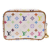 Louis Vuitton Monogram Multicolor Trousse Wapity Pouch White Auth 49632A Clutch