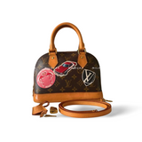 Louis Vuitton Alma BB Monogramm-Canvas Brown Bag Gold Hardware