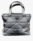 Prada Black Small Re-Nylon Padded Crossbody Tote Bag