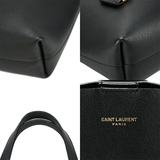Saint Laurent- Tote Bag 2way Handbag Crossbody Black