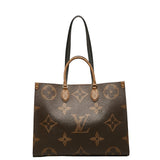 Louis Vuitton Louis Vuitton Monogram Giant Reverse Handbags PVC/Leather Brown