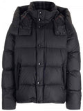 Luxury Burberry Detachable Sleeve Hoodie Padded Black