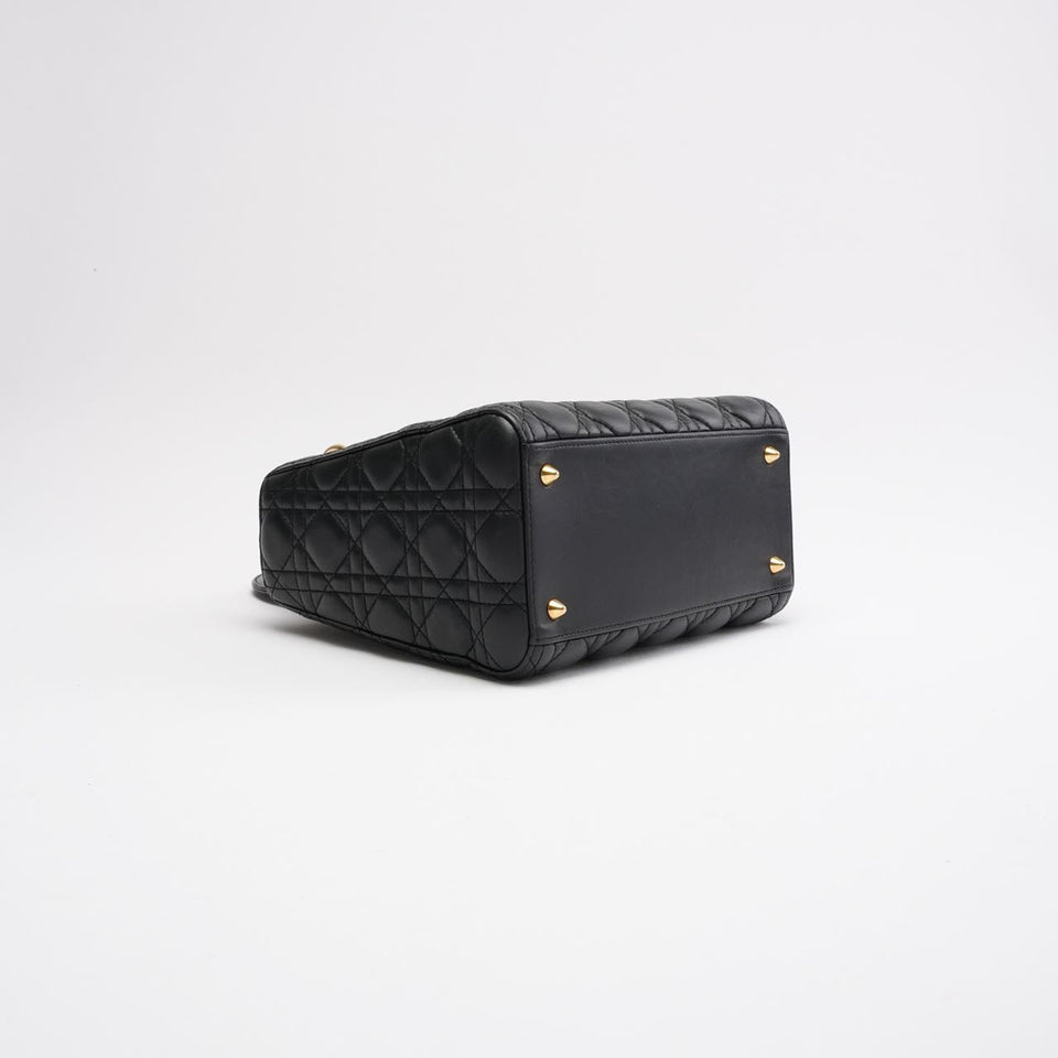 Dior Lady Dior Medium Bag Black Cannage classic