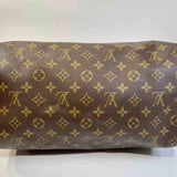 Louis Vuitton Monogram Handbag, Brown, Coated Canvas