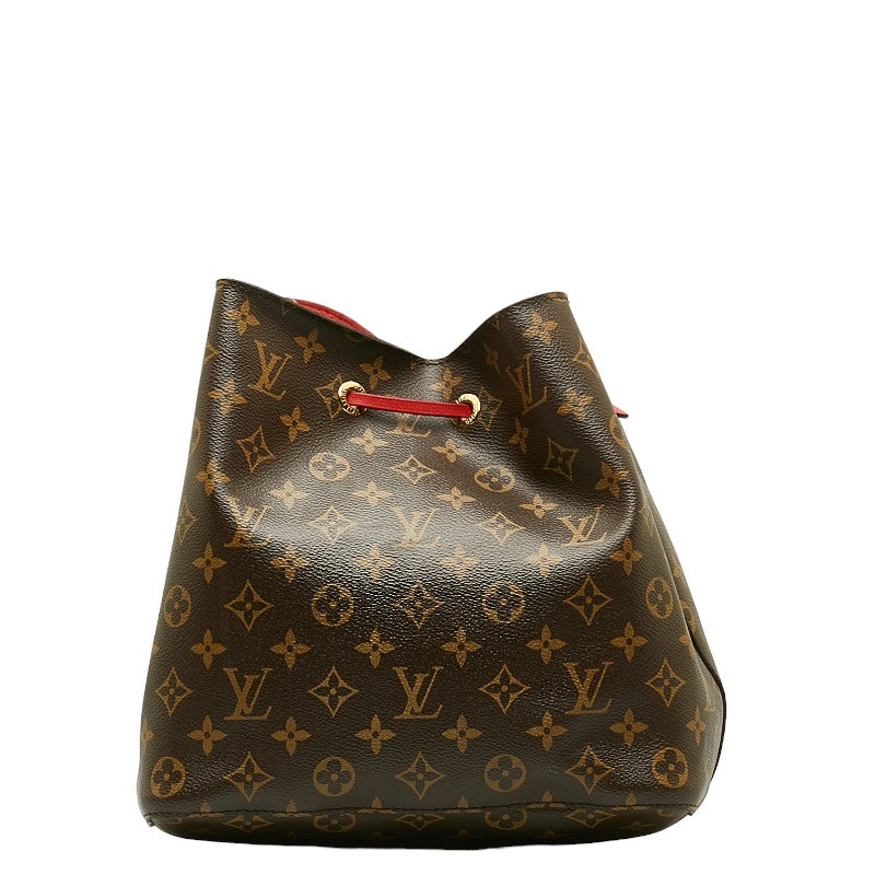 Louis Vuitton Monogram PVC/Ledger Shoulder Bag Cocklic Red Brown