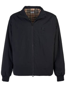 Luxury Burberry EKD Applique Jacket Black