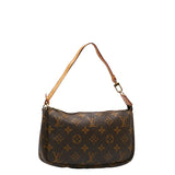 Louis Vuitton Monogram Handbag PVC/Leather Brown