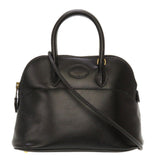 Hermes Mini Bolide Boxcalf Black 〇V Engraved 2Way Handbag