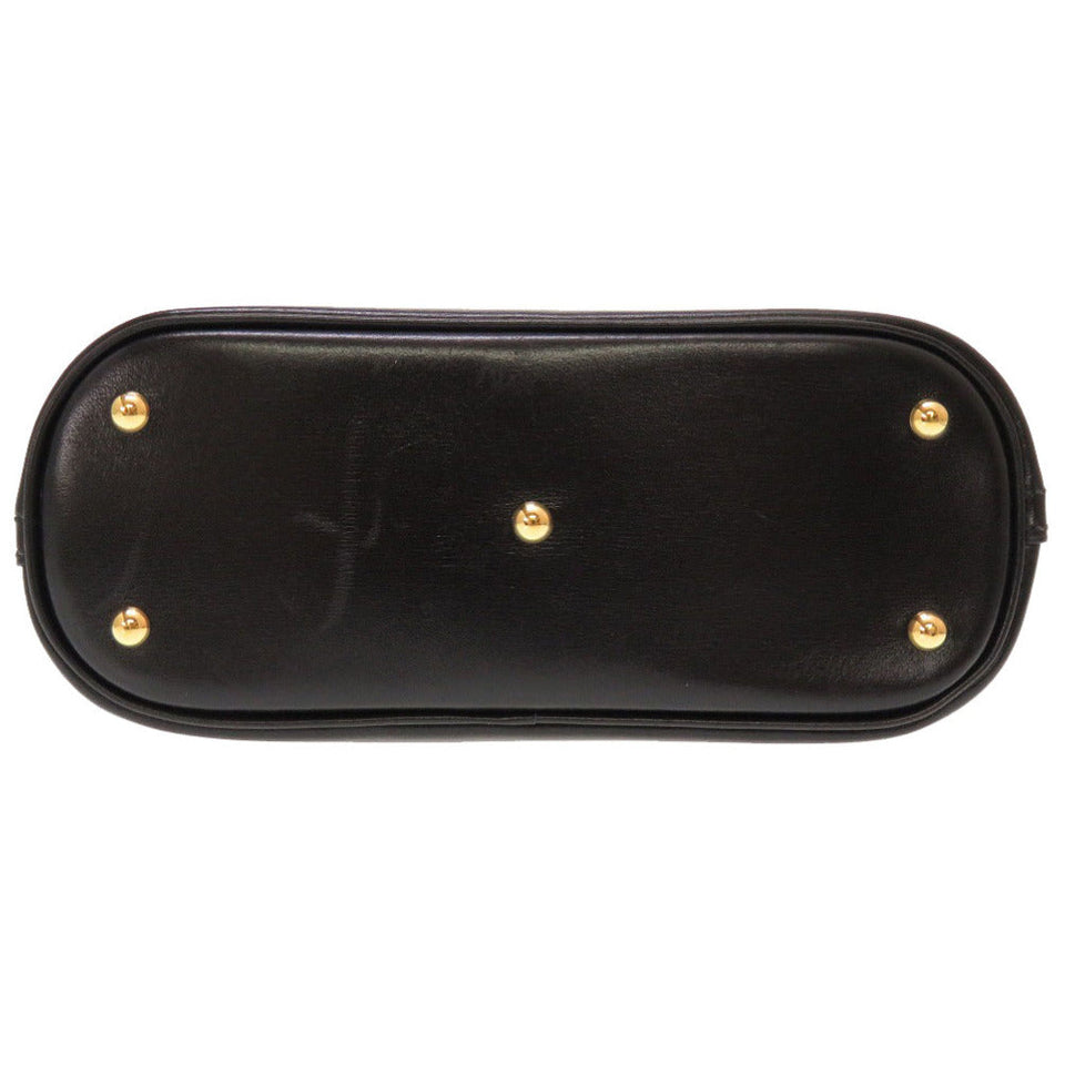 Hermes Mini Bolide Boxcalf Black 〇V Engraved 2Way Handbag