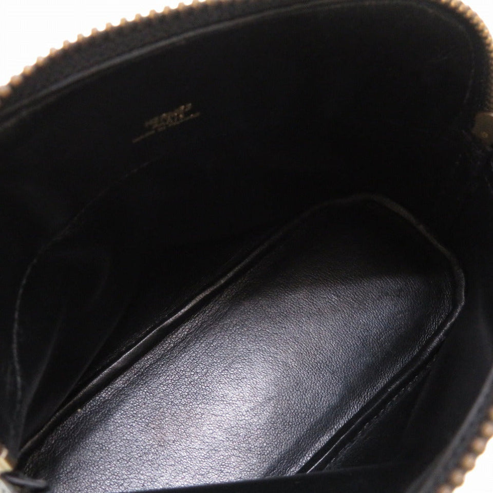 Hermes Mini Bolide Boxcalf Black 〇V Engraved 2Way Handbag