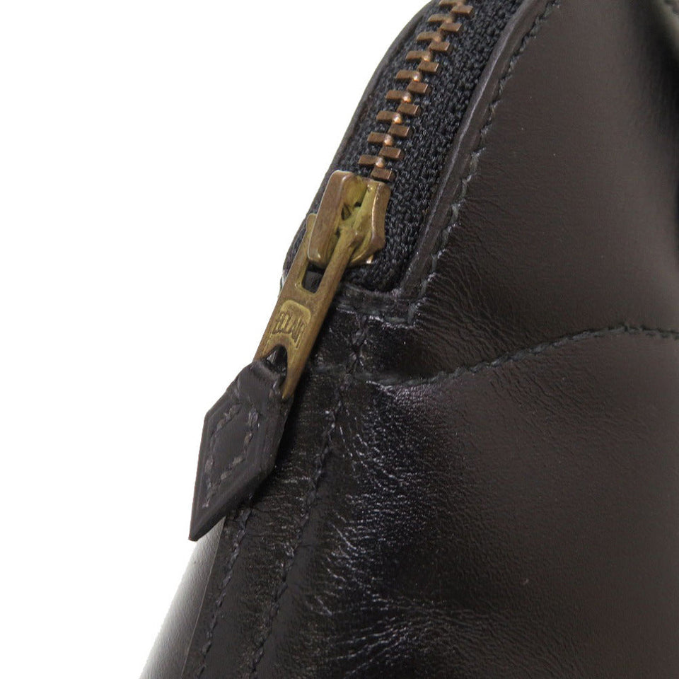 Hermes Mini Bolide Boxcalf Black 〇V Engraved 2Way Handbag